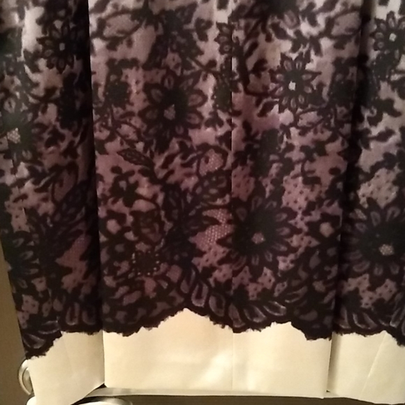 Elie tahari purple and black dress, silk, nwt, 8 - Picture 10 of 13